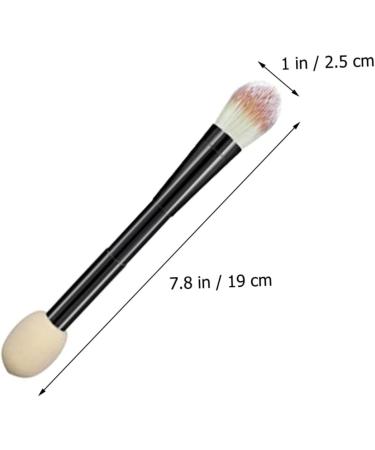 DOITOOL Double-ended Makeup Brush Double Ended Complexion Brush Concealer Brush Sponge Highlighter Foundation Brush Beauty Sponge Makeup Sponge Facial Kit Plastic Miss Blush Brush Make up 15.50X2.50X2.50CM As Shown - Buy Online on GoSupps.com