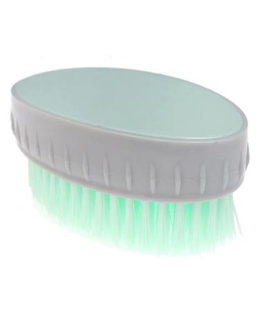 Home Shoes Brushes Multifunctional Oval All-Round Decontamination Descaling Ash Removal Floor Cleaning Resilience Shoe Brush Bathroom Tool Brush(Green)