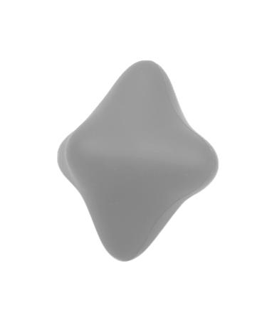 Reaction ball hexagonal reaction ball silicone reaction ball portable hexagonal ball comfortable reaction jumping balls for coordination mobility speed (gray)