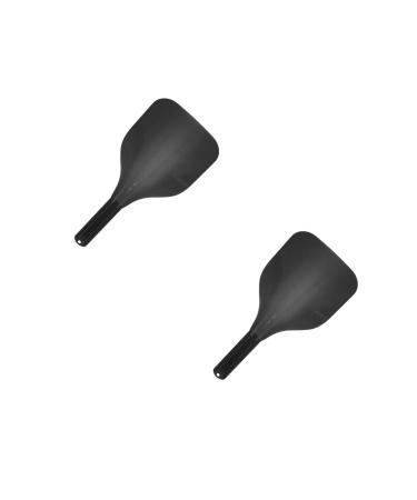 Ipetboom 2 Pi ces Protecteur de Visage pour Salon Coiffure cran Plastique Confortable Brume de Colorant et Spray Coiffant Noir pour Coupe et Teinture