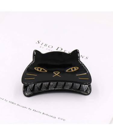 Yusier 2 PCS Cute Cat Claw Hair Clips for Women in Two Sizes - Black Cat Design - Stay in Place Hair Accessories for Girls - Buy Online on GoSupps.com