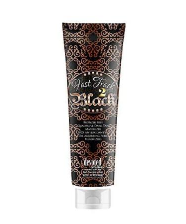 Devoted Creations Fast Track 2 Black Dark Tan Maximizer Tanning Lotion 8.5oz - Buy Online on GoSupps.com