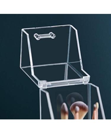 Transparent Acrylic Make-Up Brush Organizer | Dustproof Cosmetic Brush & Eyebrow Pencil Holder for Drawers | Jewelry Storage Box - Buy Online on GoSupps.com