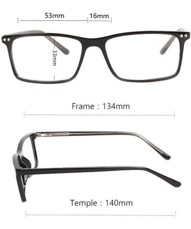 Fuqinqingoz Robust Reading Glasses | Anti-Blue Light Computer Readers | HD Clarity for Men & Women | Flat Lighting Mirror | Color C2 Size +100 - Buy Online on GoSupps.com