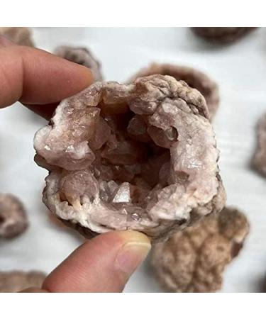 Crystal Natural Crystal Argentine Crystal Geode Cut Crystal Cluster Stone Reiki Specimen Quartz Home Decor Suitable for Home Office Decoration Crystal Cluster (Size : 2pcs) - Buy Online on GoSupps.com