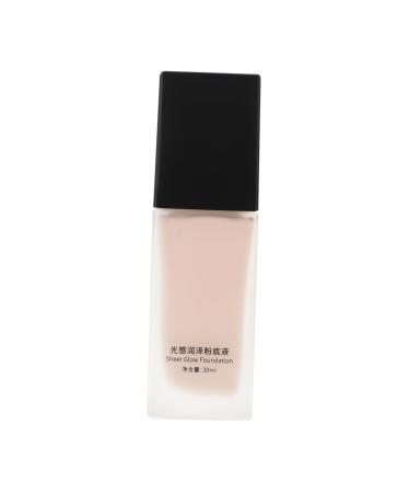 FOYTOKI Liquid Foundation Makeup Supplies Nude Makeup Foundation Beauty Foundation Black Glass