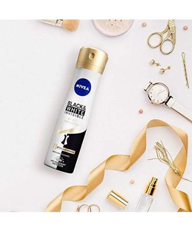 NIVEA Black & White Invisible Silky Smooth Anti-Perspirant(250ml Pack of 6) After Shaving Deodorant for Women Anti-Perspirant Spray for Women Deodorant Womens Fresh 1 count (Pack of 6) - Buy Online on GoSupps.com