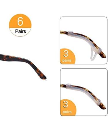 SMARTTOP Glasses Ear Cushion-Anti-Slip Eyeglasses Ear Grips Sleeve-Silicone Soft Glasses Ear Hook Holder For Men Women Kids Sports Study and Work (WHITE 6pairs) - Buy Online on GoSupps.com
