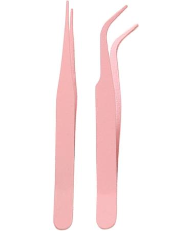 Evember Pink Craft Tweezers for Scrapbooking - Perfect for Stickers & DIY Eyelashes Accessories - Buy Online on GoSupps.com