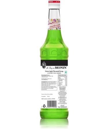 MONIN Premium Green Apple Syrup 700ml for Cocktails and Mocktails. Vegan-Friendly Allergen-Free 100% Natural Flavours - Buy Online on GoSupps.com
