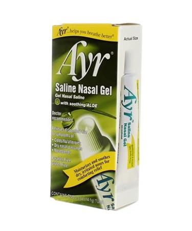 Ayr Saline Nasal Gel 0.5 oz - Fast-Acting Relief for Nasal Congestion - Buy Online on GoSupps.com