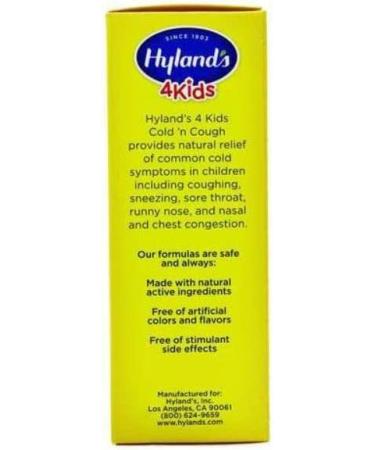 Hyland Kids Cold N Cough 4oz: Natural Relief for Children's Colds and Coughs - Buy Online on GoSupps.com