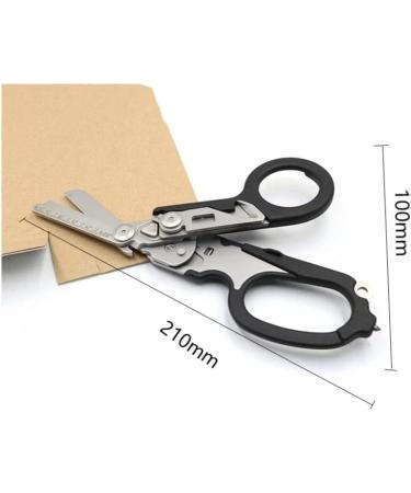 6-In-1 Raptor Emergency Shears Foldable Tool - Blue | Tactical Pliers & Scissors for Camping & Survival - Buy Online on GoSupps.com