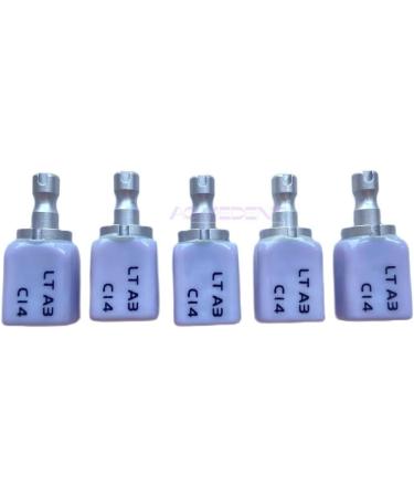 5Pcs/Lot Dental CAD CAM Block Glass Ceramic C14 Blocks LT A3 Fits MCXL Universal Mandrel Check Pictures - Buy Online on GoSupps.com