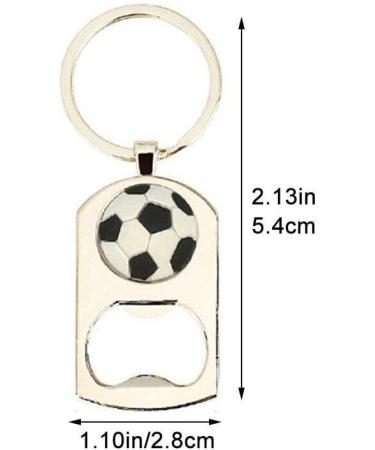Bottle Opener Keychain Football Beer Soda Bottle Opener Keyring Beverage Bottle Opener Key Ring for Women Men Gift for Christmas Birthday - Buy Online on GoSupps.com