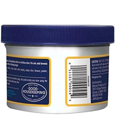 Wright's Silver Cleaner and Polish Cream 8 oz 2 Pack with Polishing Cloth - Ammonia-Free Tarnish Remover & Polisher - Buy Online on GoSupps.com
