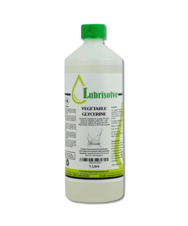 1 LITRE VEGETABLE GLYCERINE EP/USP GRADE NON-GMO Colourless & Odourless (1 LITRE)