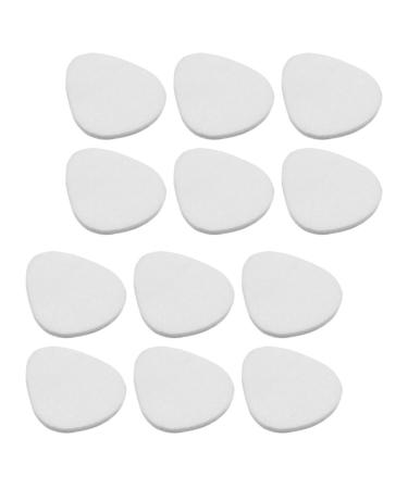 GLEAVI 6 Pairs Forefoot Pad Shoe Insoles Girls Heels Metatarsal Pads Foot Pads Supple Pads High Heel Grips High Heel Grip Pads Forefoot Cushion Pad Adhesive Non-Slip White Front Pad