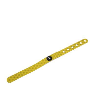 Wireless electrostatic distant bracelet wireless negative silicone bracelet for women and men antistatic bracelet with antistatic bracelet technology (yellow)