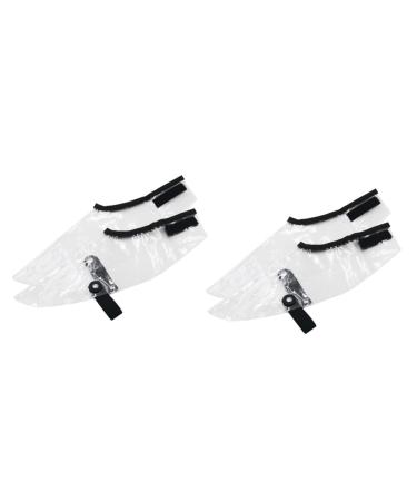PLAFOPE 2 Pairs Barber Shoe Covers Hair Coloring Shoe Cover Barber Shoes Cloak Haircut Shoes Cloth Hair Cutting Shoes Hair Bun Padding Barber Shoes Protector Hair Stylist Shoes