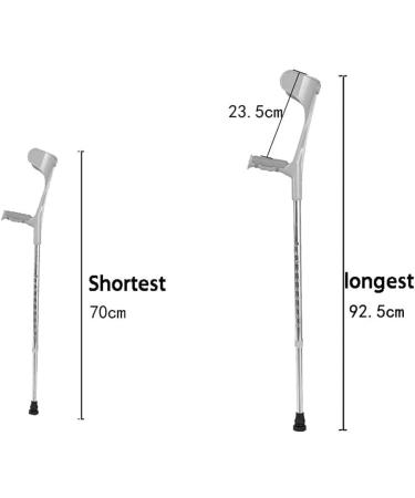 Forearm Crutches Adjustable Cane Lightweight Walking Stick Lightweight Arm Crutch Independence - Buy Online on GoSupps.com