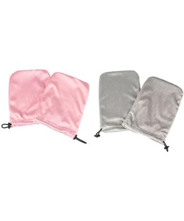 minkissy 2 Pairs Gloves Spa Mittens Paraffin Accessories Paraffin Bath Mitt Glove Paraffin Manicure Paraffin Treatment Wax Bath Foot Cover Mittens Kids Paraffin Glove Bulls Pink Hand 28x20cm Pink - Buy Online on GoSupps.com
