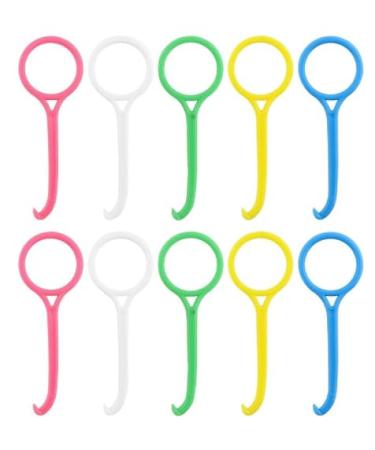 Lurvous 50 pieces of aligners removal tools invisible braces extractor distant for invisible braces braces remover Aligner Removal Tool for oral care (5 colors)