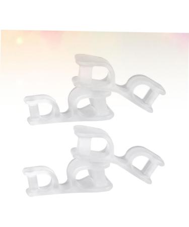 NOLITOY Toe Separators - 4 Pairs Big Toe Straightener & Bunion Protector for Men & Women | Comfortable Foot Care Brace & Splint - Buy Online on GoSupps.com