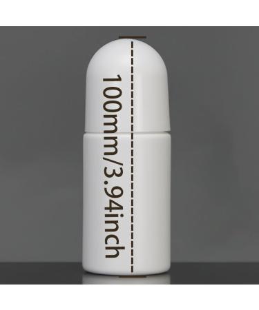 4 Pcs Refillable 50ml Rollerball Bottles - Empty Plastic Essential Oil Deodorant & Perfume Containers - Eco-Friendly & Reusable - Buy Online on GoSupps.com