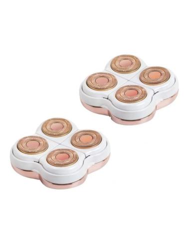 Shop Genetic Leg Hair Remover Replacement Heads - Compatible with Women's Electric Razors - Rose Gold 2 Pack - Buy Online on GoSupps.com