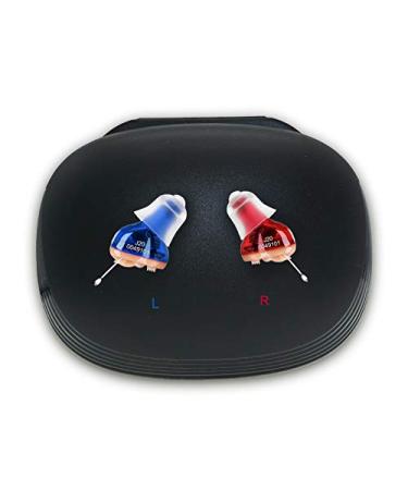 IncenSonic Mini Sound Amplifier - Ear Sound Enhancer for Noise Reduction & Enhanced Speech - Feedback Cancellation - Suitable for Adults (Red, Right) - Buy Online on GoSupps.com