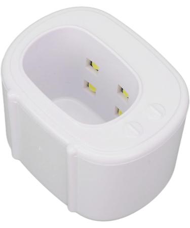 Mini UV LED Nail Lamps with 4 Lamp Beads Fast Drying Portable Gel Nail Polish Curing Lamp Soft Lighting Suitable for All Nail Polishes (White) - Buy Online on GoSupps.com