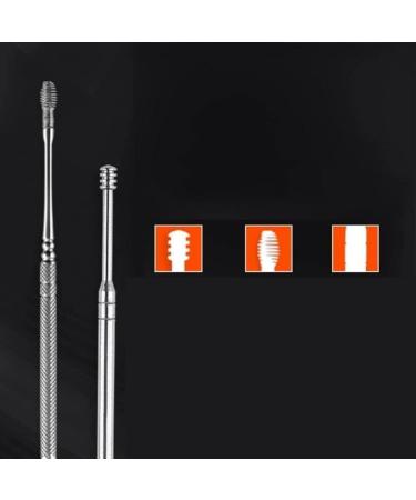 Stainless Steel Earwax Remover Kit - 7 Piece Set for Ear Cleaning and Wax Removal - Buy Online on GoSupps.com
