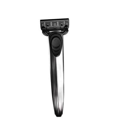1 Set Razor Facial Beard Eyebrow Shaving Mustache Shaver Safety Shaver Butterfly Open Professional Barber Mens Shaver Men Safety Hair Cut Manual Rubber Double Edge Metal Handle