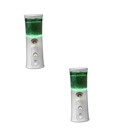 Baluue 2 Sets Hydrating Instrument Portable Hand Held Sprayer Portable Steamer Handheld Abs White