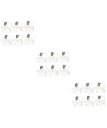 Solustre 36 Party Box Audit Setui Applicator Tool cleaning case storage case Hartschalenetui Saditional container Halter Travel White Portable Organizer made of plastic