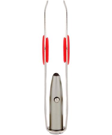 2pcs LED Eyebrow Tweezers - Stainless Steel Hair Removal Makeup Tools with LED Lighting - Buy Online on GoSupps.com
