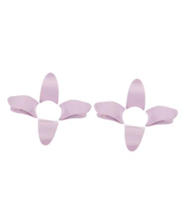 FRCOLOR 8 Pcs False Eyelash Auxiliary Eyelash Lash Applicator Eyelash Assist Clip Lash for Eyelash Extensions Eyelash Kit Makeup Tools Abs Portable Purple