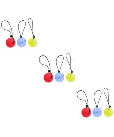 PartyKindom 9 Pcs Power Balls Training Exercises Squeezeball Strengthen Fitness