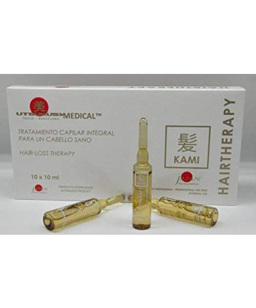Kami - hair growth/scalp therapy - professional sterile microneedling serum for Dermapen or Dermaroller - stops hair loss and hair growth stimulates - 10 active ingredient ampoules A 10 ml