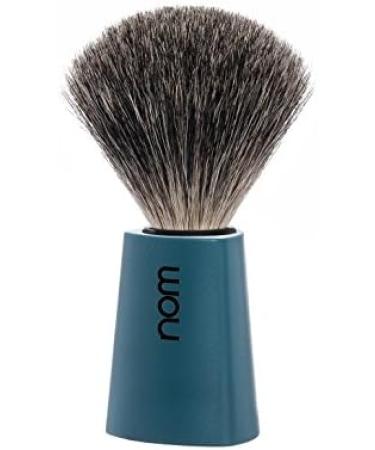 Nom Shaving Brush CARL Series - Pure Badger Hair - Plastic Petrol | International Shipping Available - Buy Online on GoSupps.com