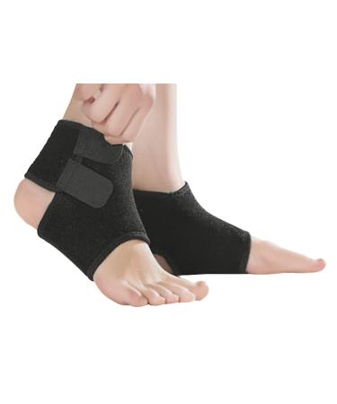 JIAHG Kids Ankle Support Brace - Breathable Neoprene Ankle Strap for Running Basketball Dancing | Adjustable Compression Guard for Boys & Girls (Small Black - Buy Online on GoSupps.com