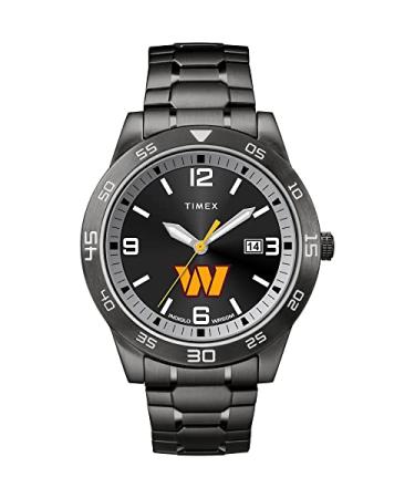 Timex Tribute Men's NFL Acclaim 42mm Watch - Washington Commanders with Black Stainless Steel Expansion Band