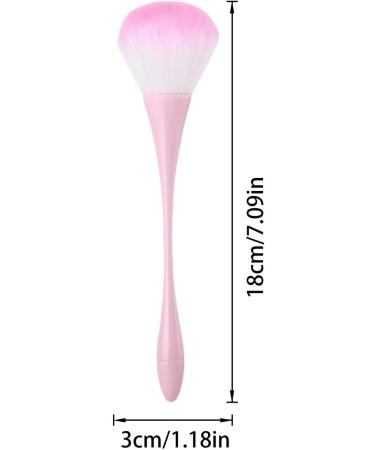 Powder Makeup Brush | Blush Makeup Loose Powder Brush | Powder Foundation Brush Nail Brushes Face Makeup Tool for Complete Coverage and Prefect Finish pink - Buy Online on GoSupps.com