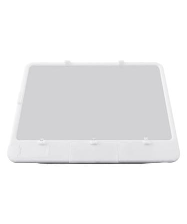 Glass Amplifier Loupe Enlarged Expander Stand Holder for Elderly People Reading Books White