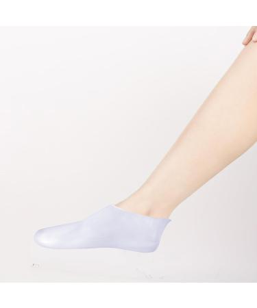 Healeved 3 Pairs Silicone Socks Moisturizing Foot Socks Soft Gel Socks Aloe Socks Spa Pedicure Socks for Women Repairing Dry Feet Cracked Heel - Buy Online on GoSupps.com