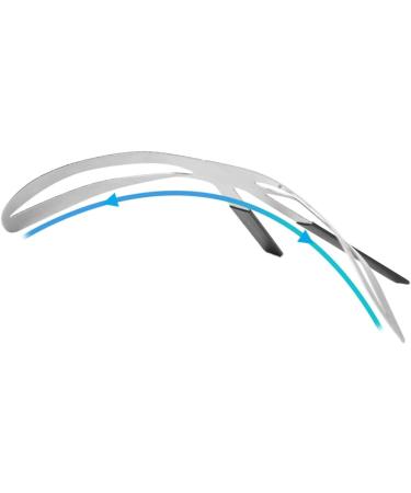 FOMIYES Microblading Line Marker Eyebrow Ruler for Girl Measuring Ruler Equally Divided Template Ruler - Buy Online on GoSupps.com