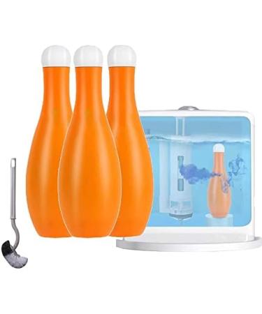 Bowling Blue Bubble Toilet Bowl Cleaner - Bowling Blue Bubble Household Toilet Automatic Blue Bubble Toilet Bottle Toilet Tank Cleaner Automatic Dispenser for Deodorizing & Descaling (3pcs) (3pcs) - Buy Online on GoSupps.com