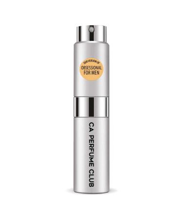 CA Perfume Impression of Calvin K. Obsessional For Men Replica Version Fragrance Dupes Concentrated Long Lasting Eau de Parfum Spray Refillable Atomizer Bottle 0.27 Fl Oz/8ml-X1 CALVIN K. OBSESSIONAL IMPRESSION 0.27 Fl Oz (Pack of 1)