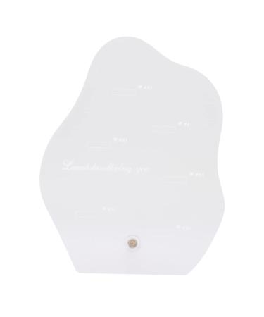 Nail Art Display Stand Polish Stand Nail Color Display Holder Nail Polish Gel Card Manicure Display Holder Nail Art Gel Manicure Showing Board The Sign Display Board White Acrylic 15x11.2cm White